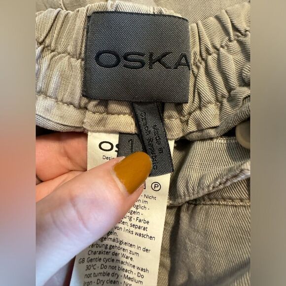 Oska Lyocell & Linen Blend Trousers - Picture 5 of 8